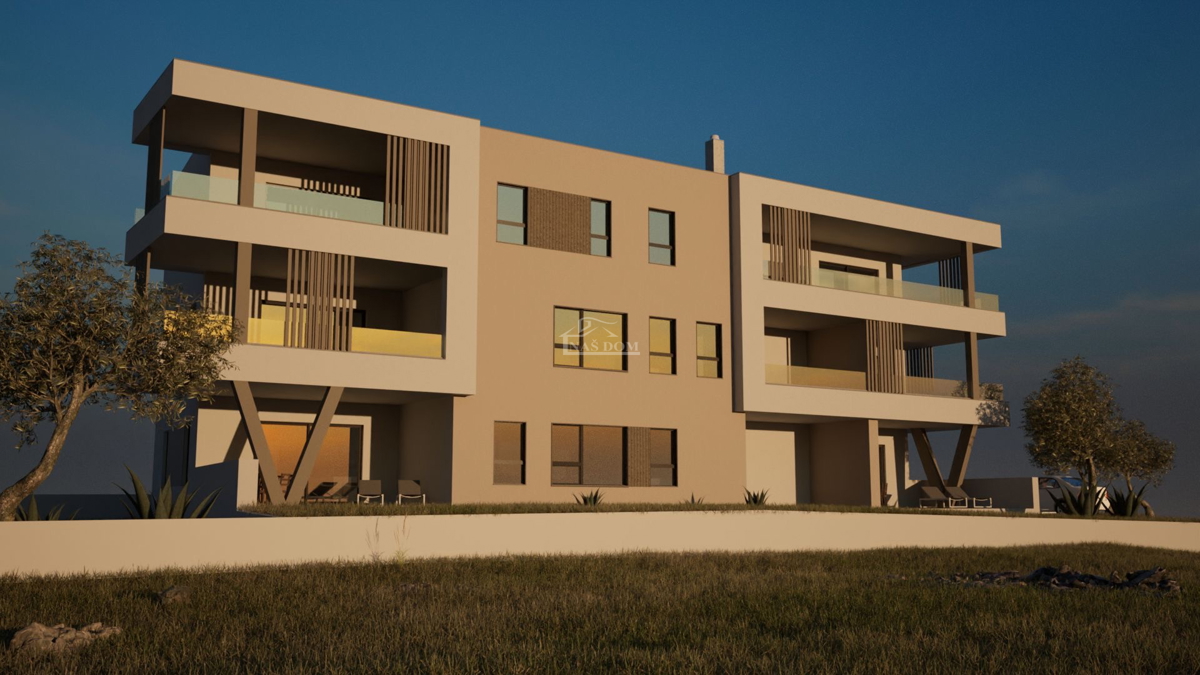 Vodice - Stan S5 na prvom katu s pogledom na more