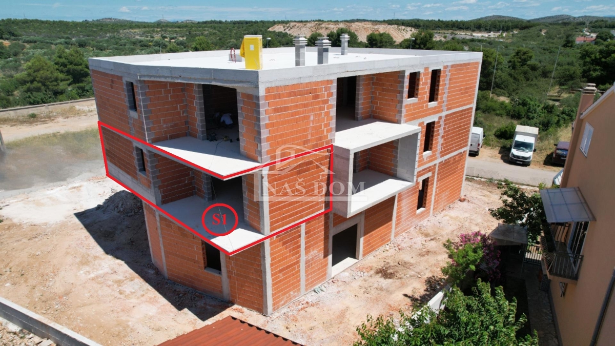 Vodice - One-bedroom Apartment S1 on the first floor, 900m from the beach