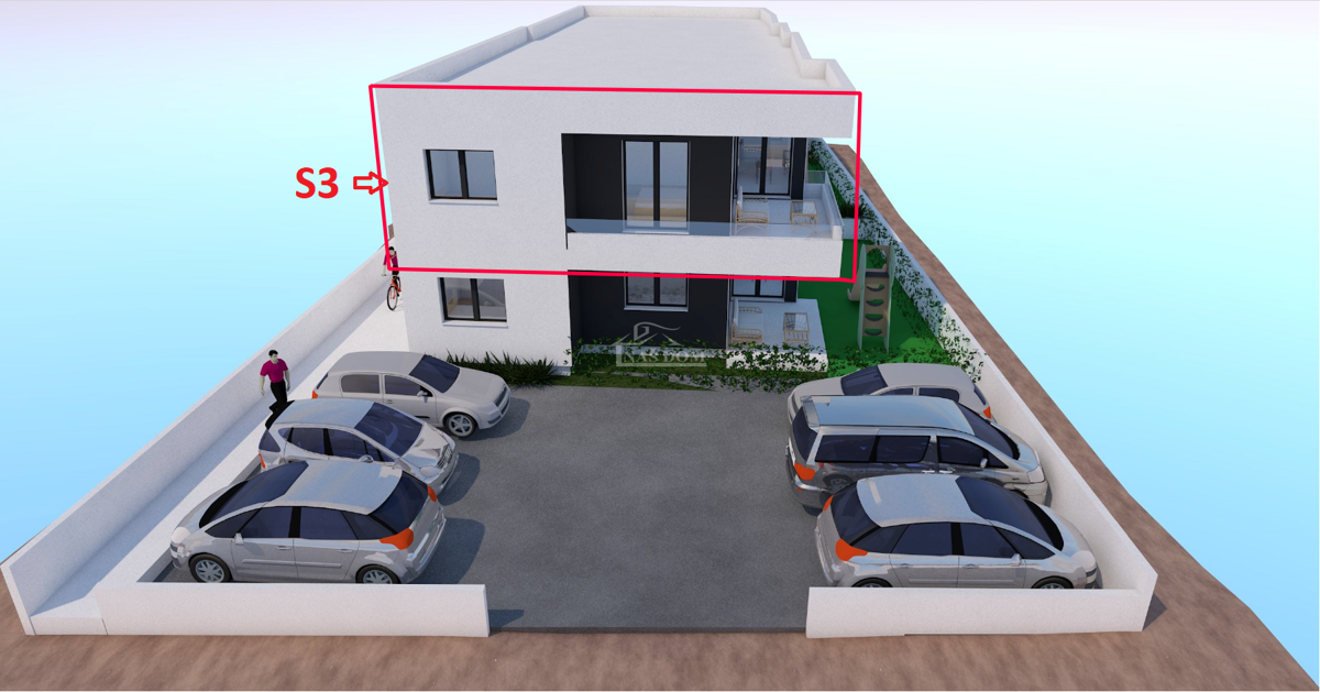 Vodice - Stan S3, prvi kat NOVOGRADNJA