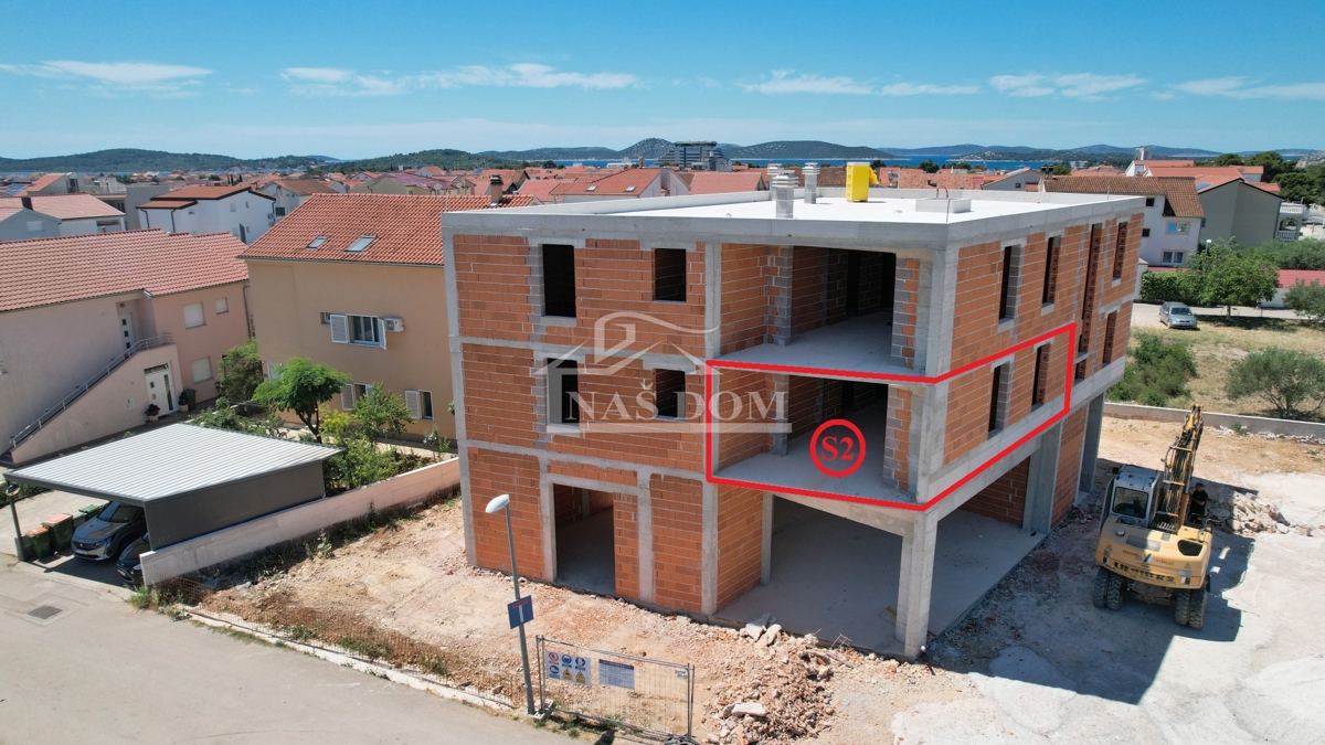 Vodice - One-Bedroom Apartment S2 on the First Floor, 900m from the Beach
