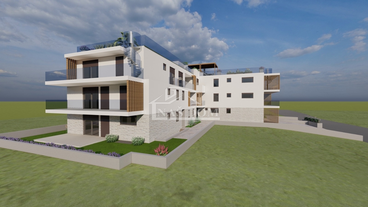 Vodice - Luksuzni stan S6 s garažom, jedinstvena lokacija