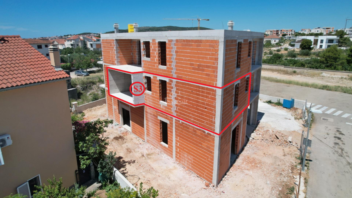 Vodice - Two-bedroom Apartment S3 on the first floor, 900m from the beach