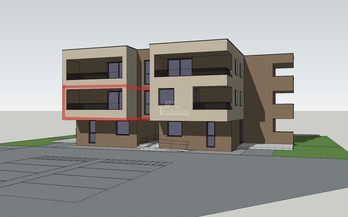 Vodice - Dvosoban stan S7, 67,37 m2, I. kat