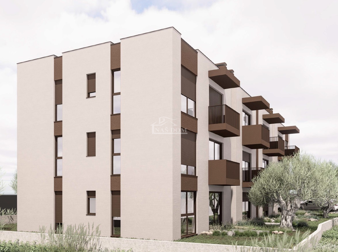 Vodice - Stan S7 na drugom katu, pogled na more. novogradnja
