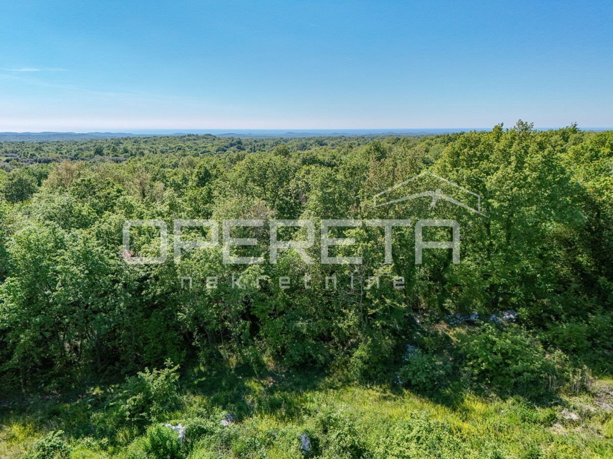 Istrien, Lovreč – Baugrundstück Lovreč mit 830 m² und Meerblick – 2