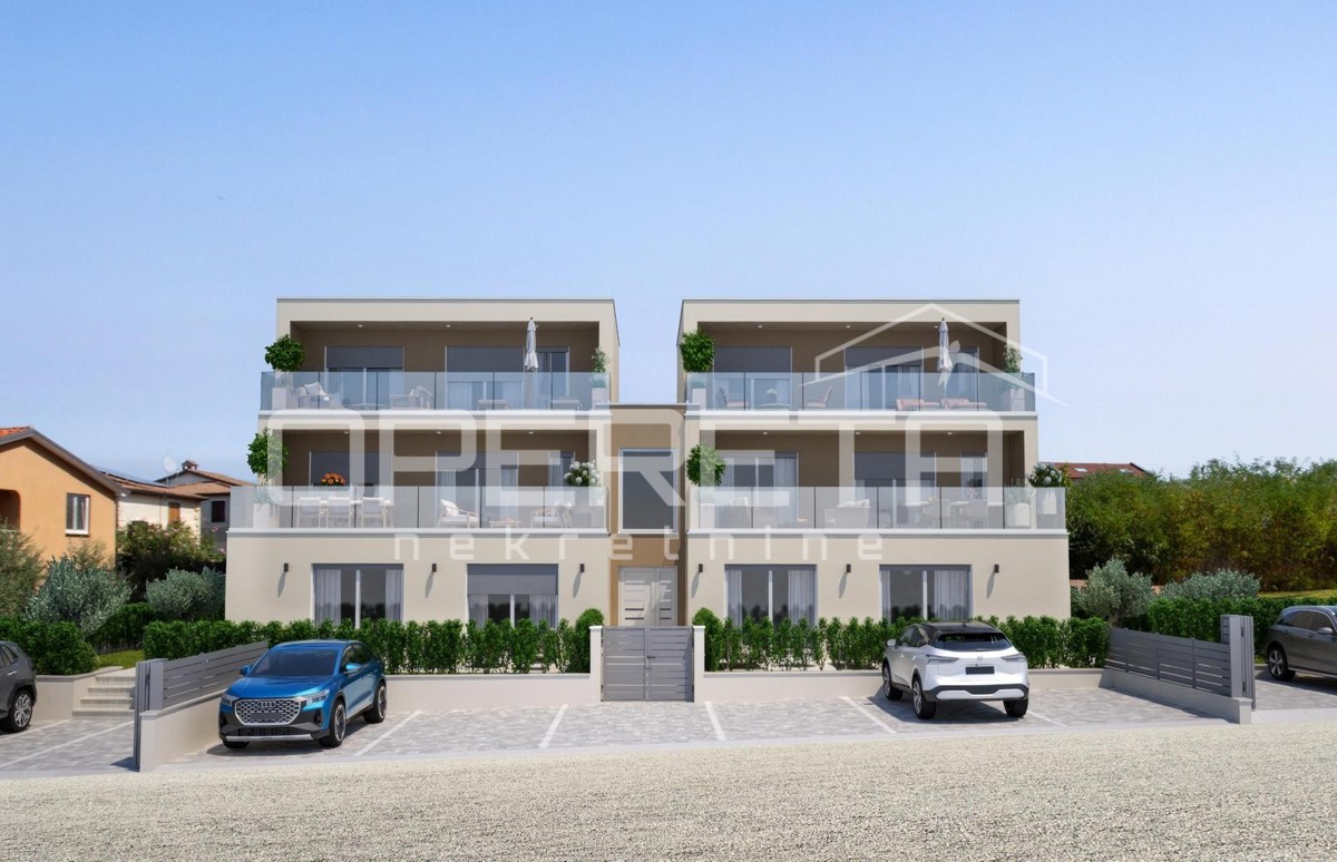 ISTRIA, POREČ (ŽBANDAJ) - Moderni duplex apartman u novoj zgradi, POGLED NA MORE