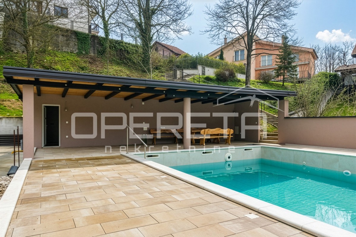 BAUGRUNDSTÜCK MIT BEGINNENDEM BAU – SAMOBOR – JELENŠČAK - 1.192 m² + POOL 7x7 – 2