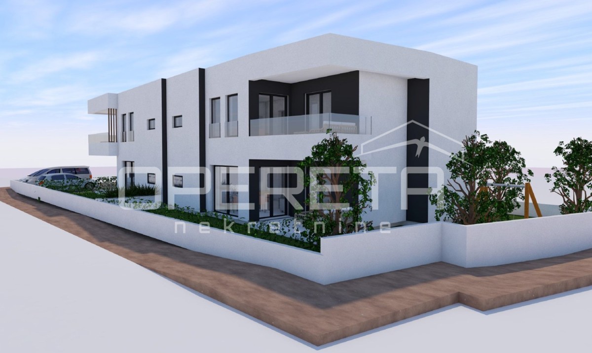 Vodice – novogradnja 81 m² s 3 spavaće sobe i terasom