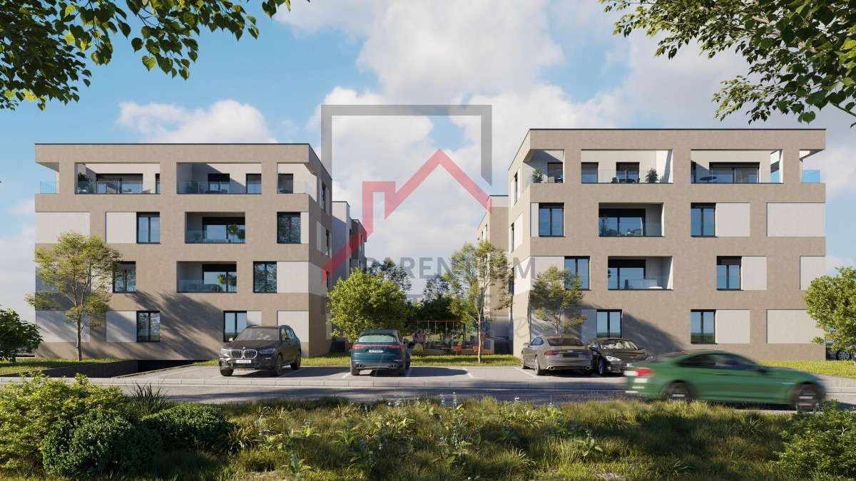 Istra, Poreč okolica – stan PRIZEMLJE - novogradnja s liftom i garažom, 71,95 m2