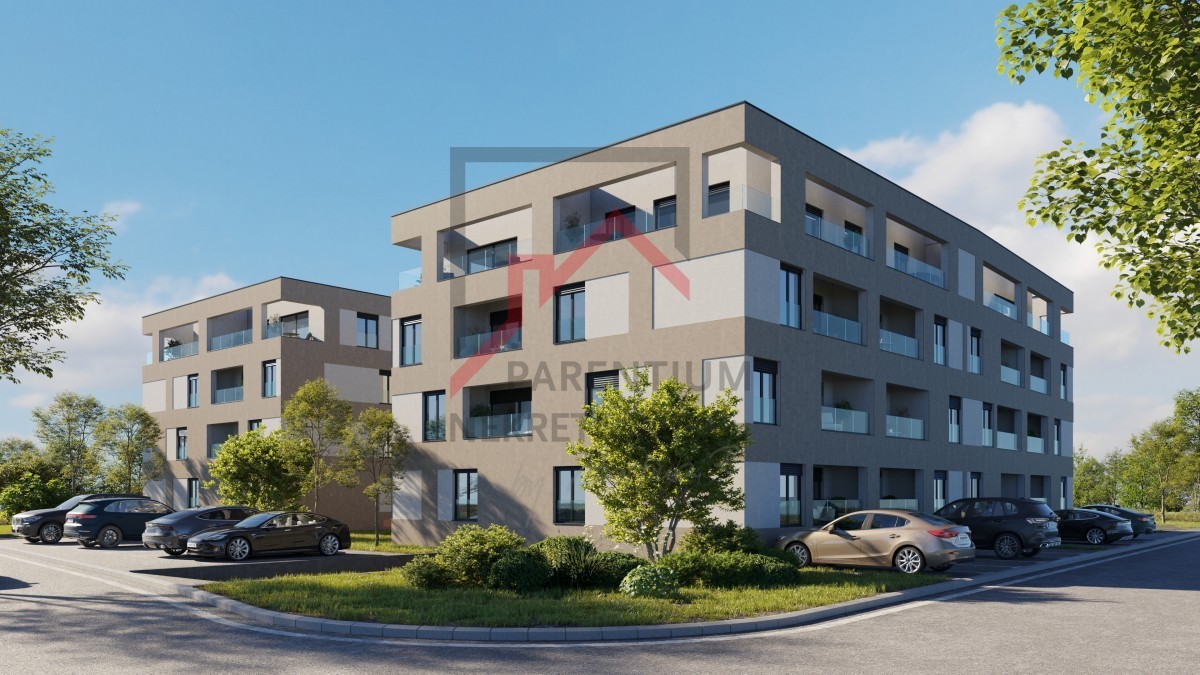 Istra, Poreč okolica – Prizemlje stan u novogradnji s garažom, liftom i podnim grijanjem