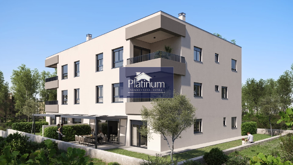 Pula Veli Vrh 2-room apartment, new, elevator, garage