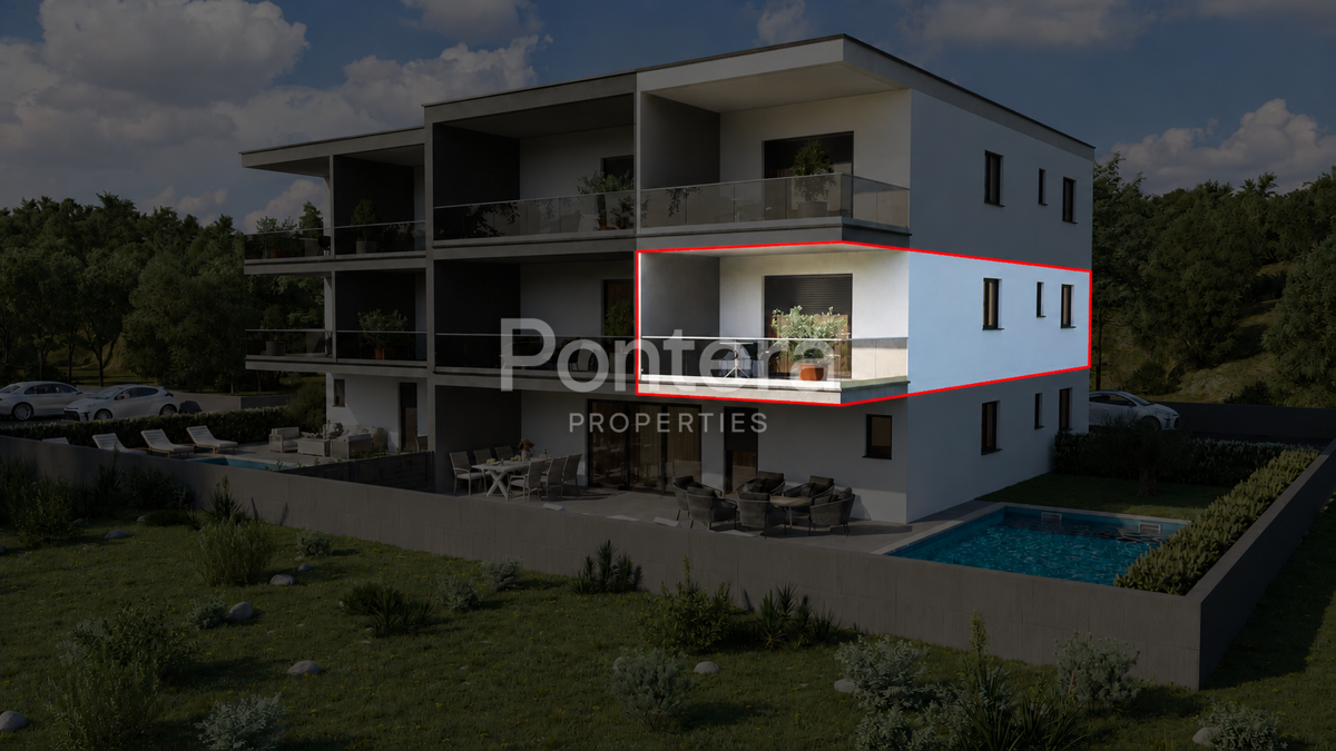 ISTRA, NOVIGRAD kvalitetan stan u novogradnji, 800 m od mora!