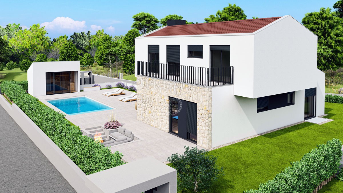 Umgebung von Malinska, attraktives Einfamilienhaus mit Swimmingpool! – 3