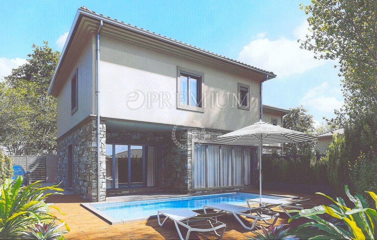 Malinska, Baugrundstück, Projekt für ein Doppelhaus – 2