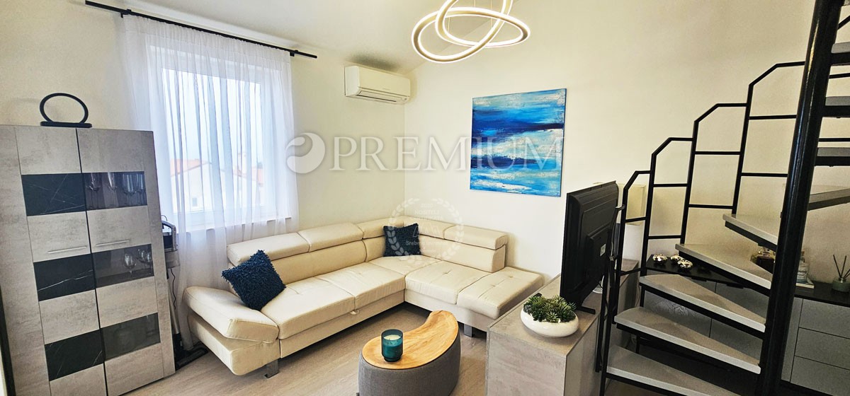 Malinska, opremljen apartma s panoramskim pogledom na morje! – 3
