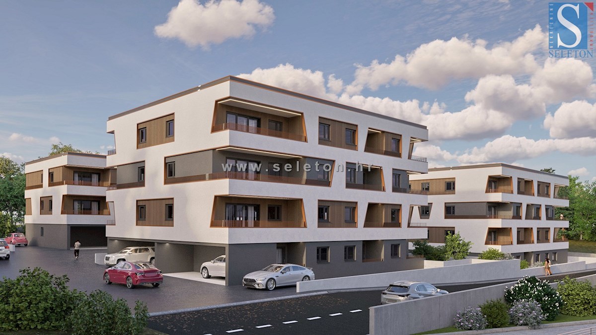 Istra, Poreč, stan površine 48 m2 u modernoj novogradnji ( B )