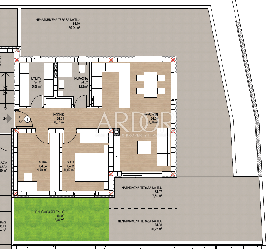 Квартира VIŠKOVO, 259.000 €