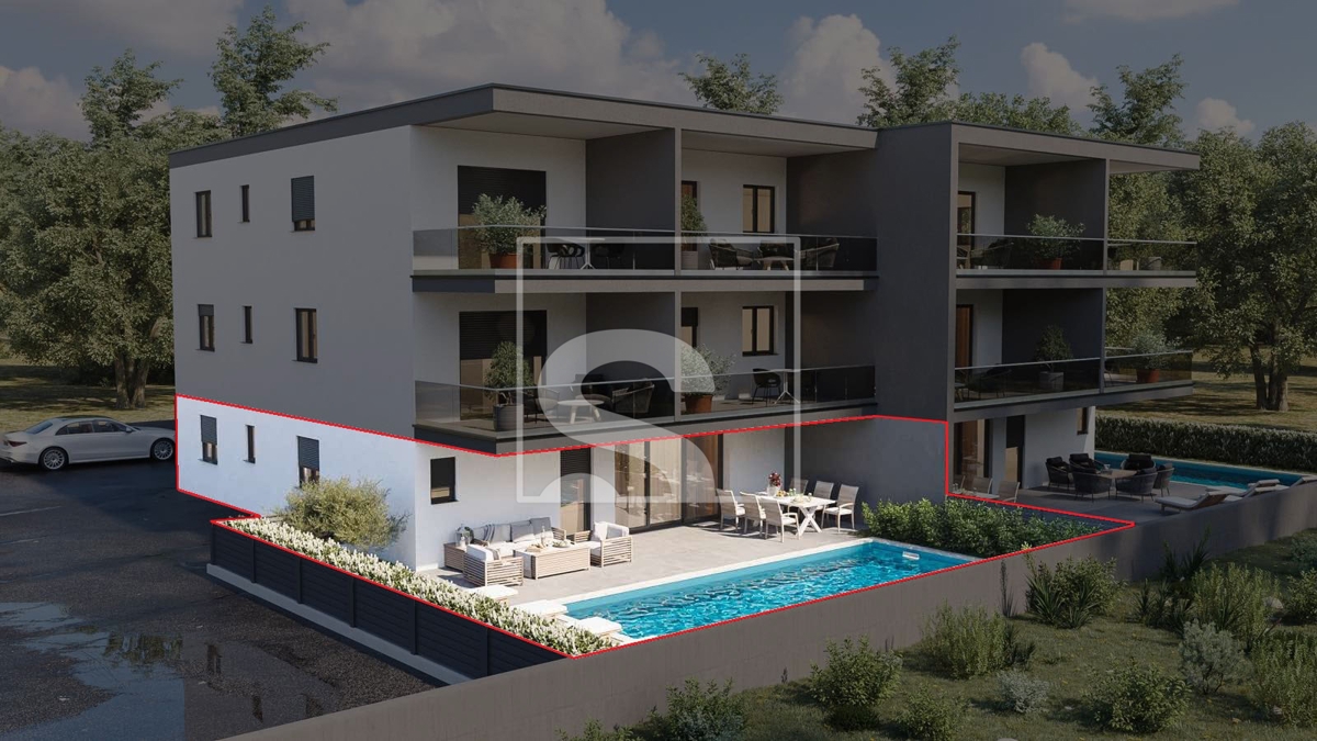 Flat Novigrad, 123,63m2