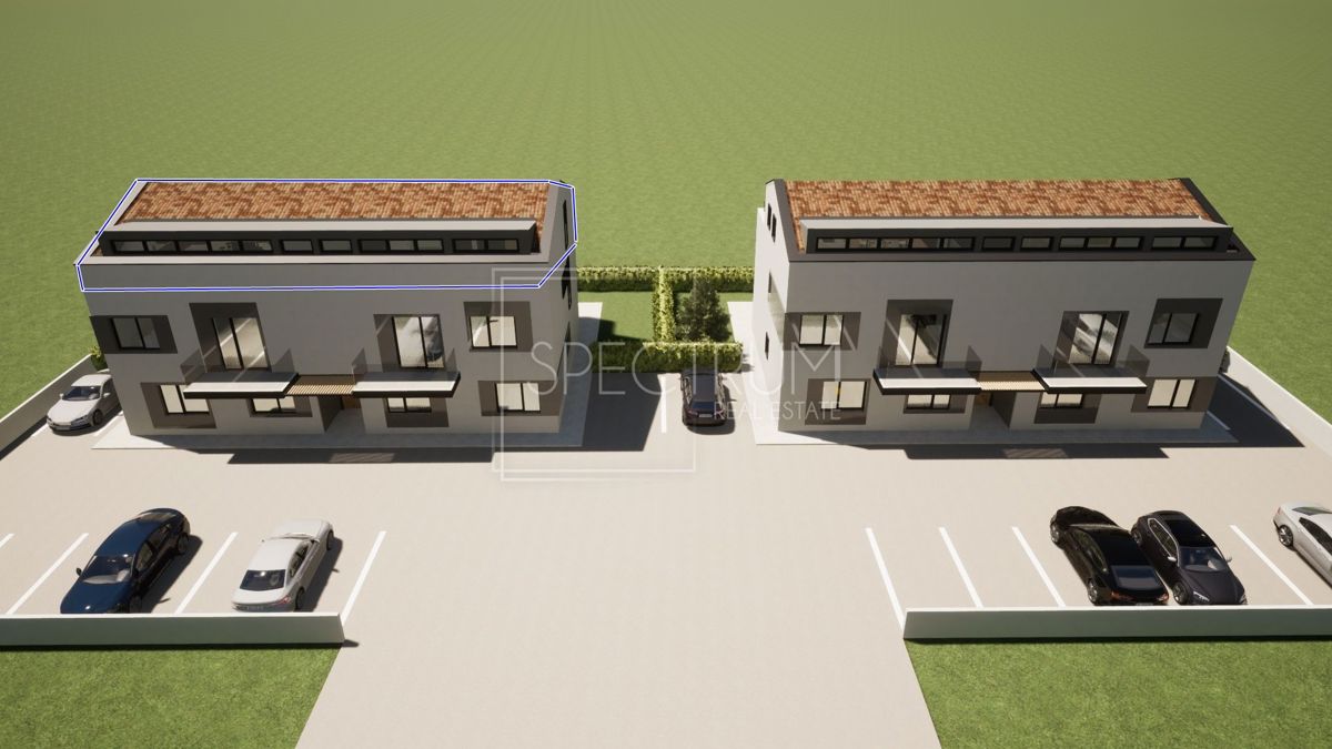 Okolica Poreča, udoben penthouse z odprtim pogledom
