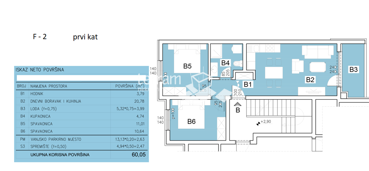 Appartamento PULA, 199.000 €