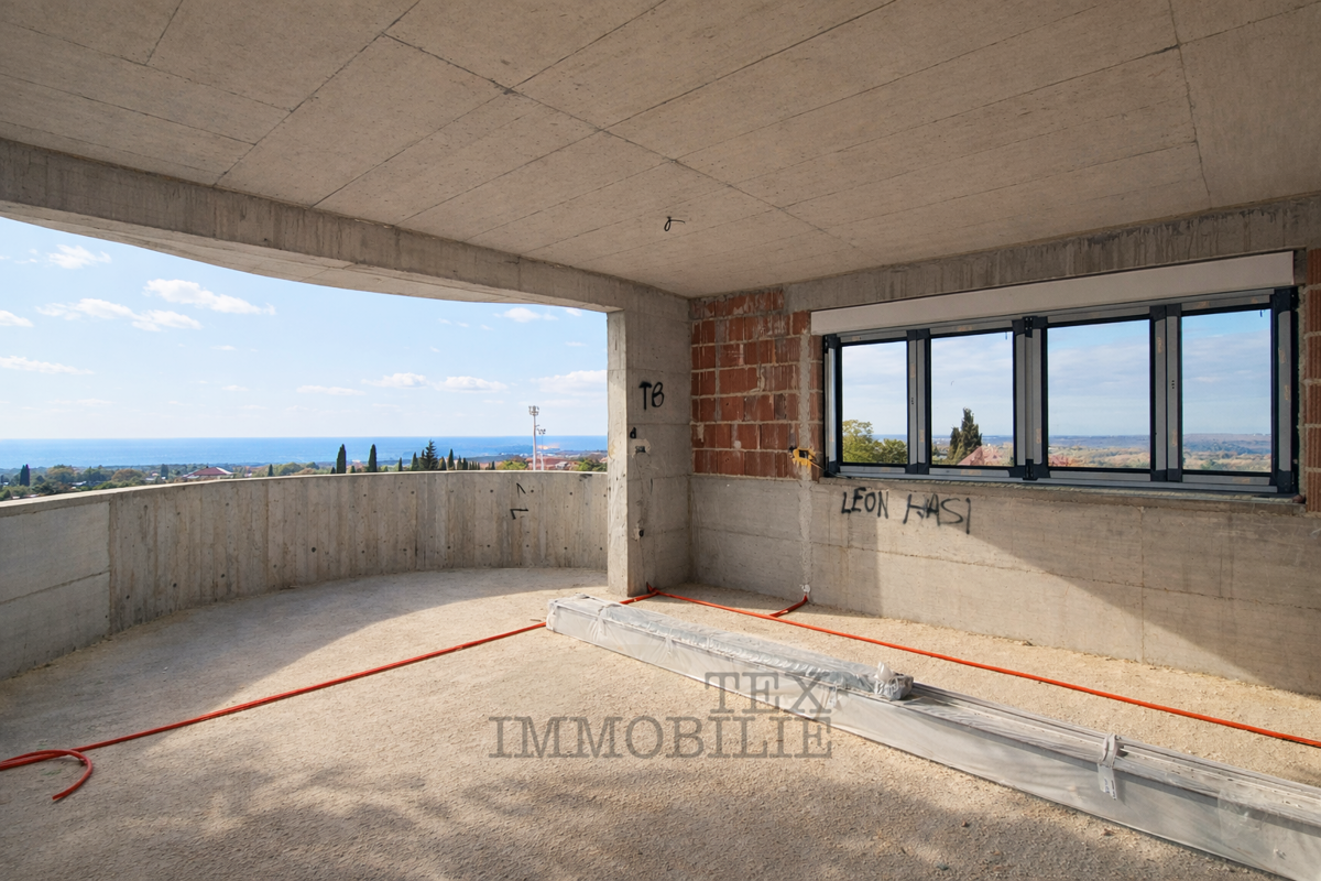 Poreč okolica – Stanovanje s čudovitim pogledom na morje