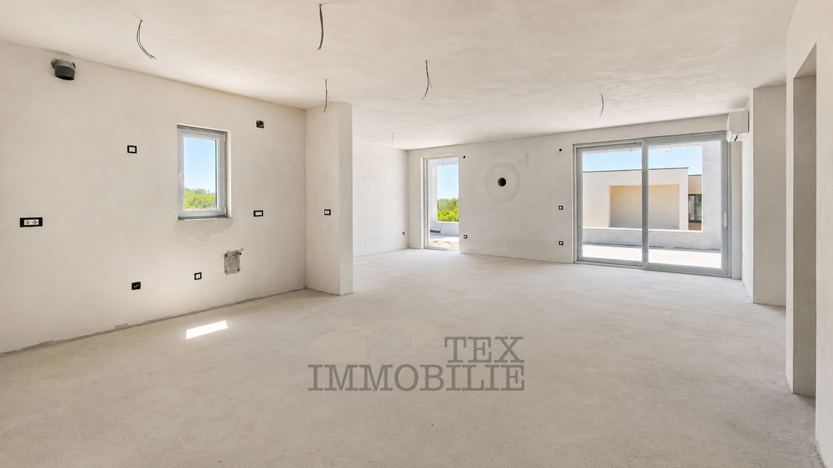 Poreč, penthouse sa tri spavaće sobe - E