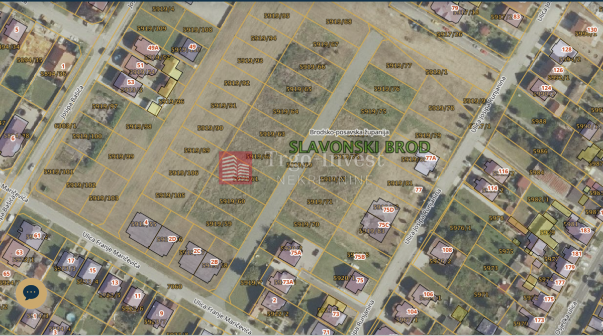 Участок SLAVONSKI BROD, 110.000 €