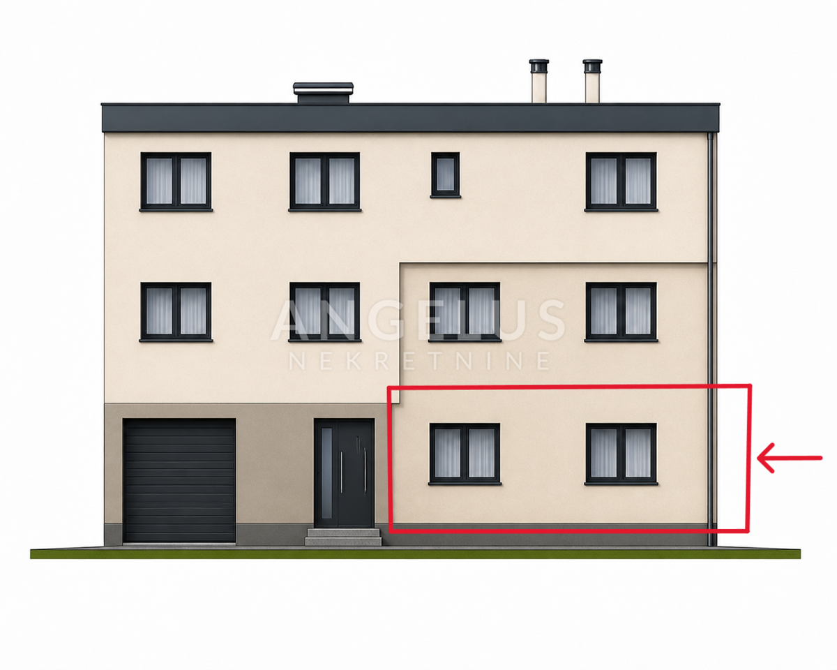 Istra, Pula - Stanovanje v gradnji v pritličju, 55m2, naprodaj!