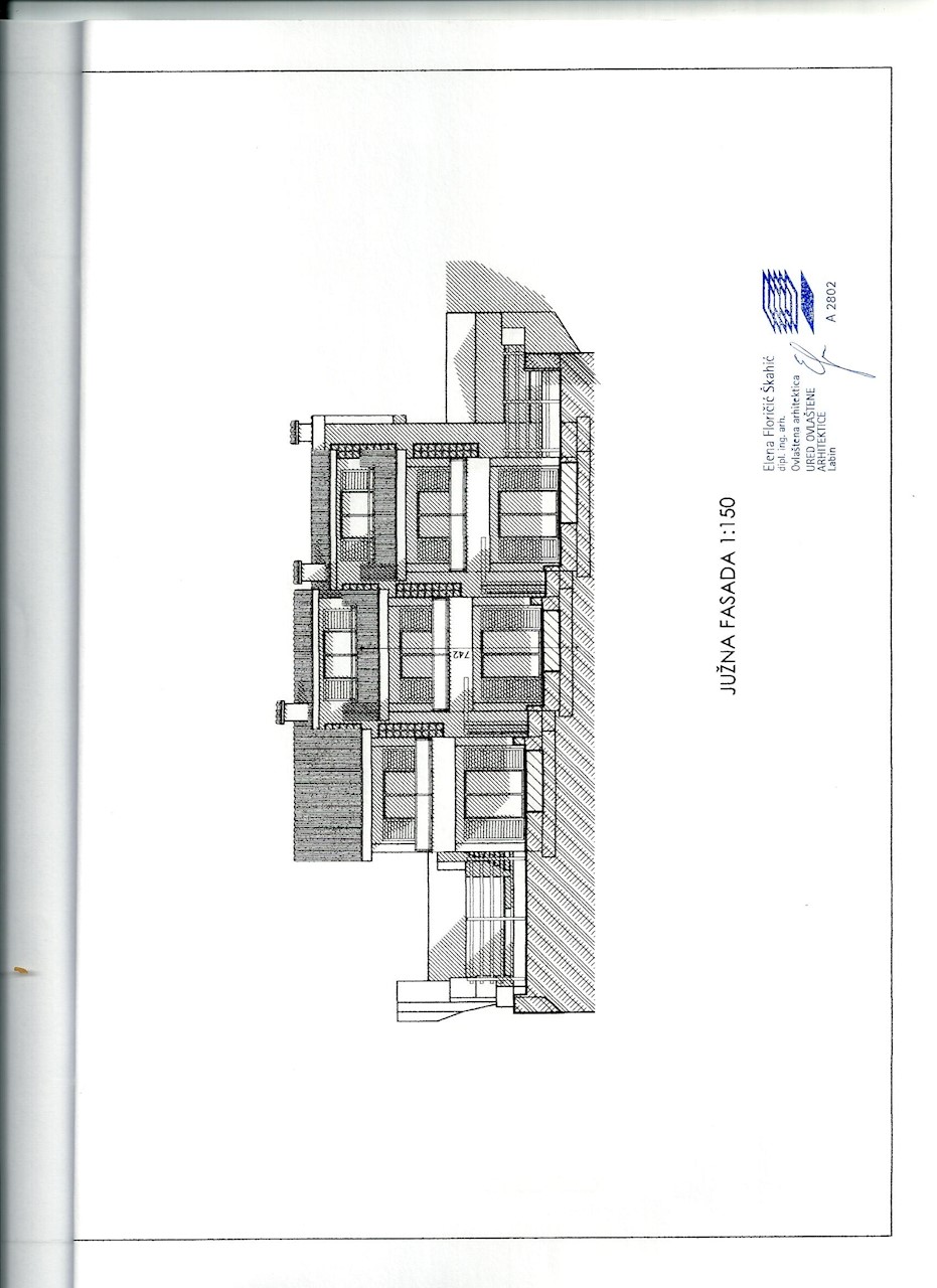 Južna fasada 1:150